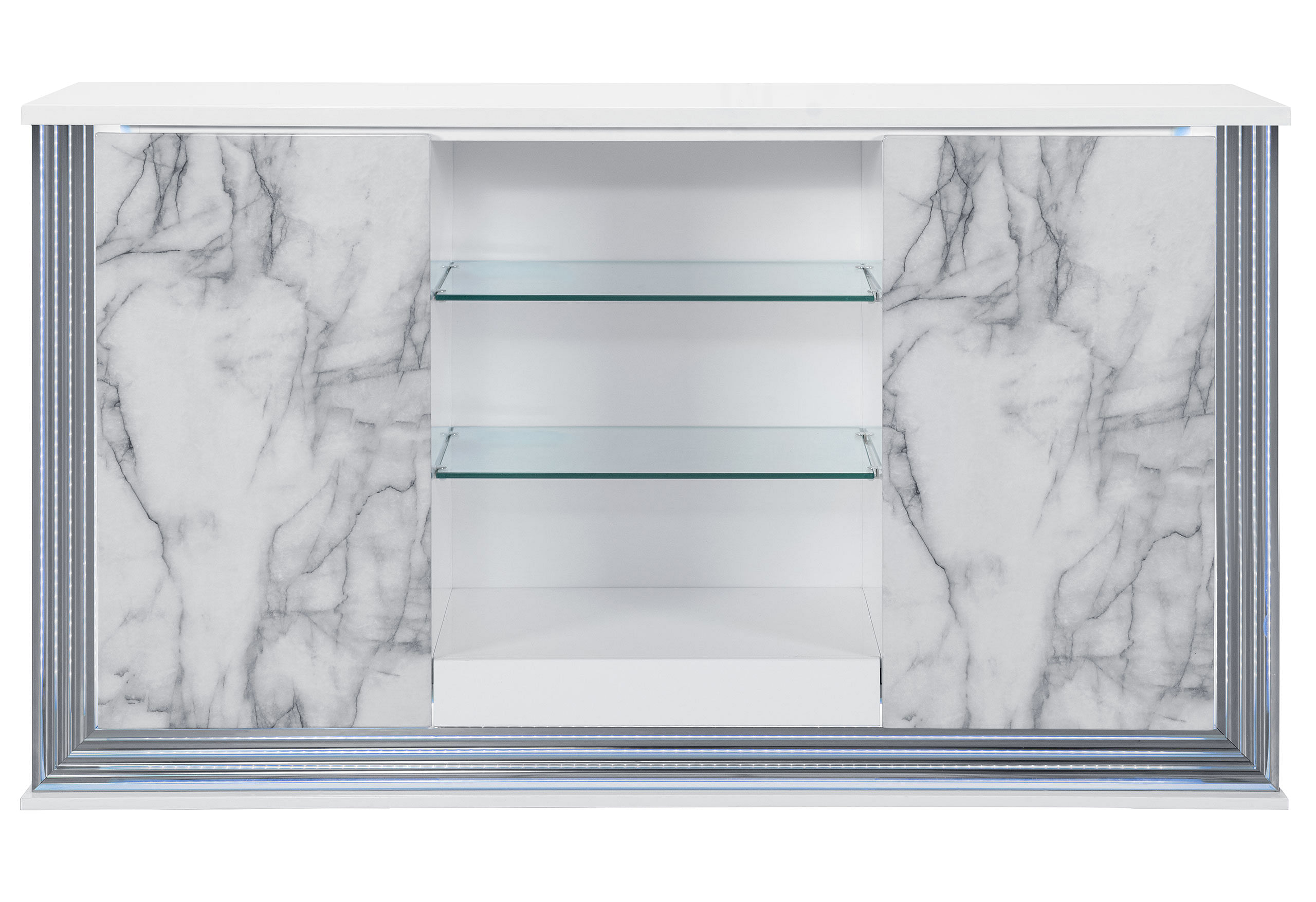 YLime White Marble Look Buffet